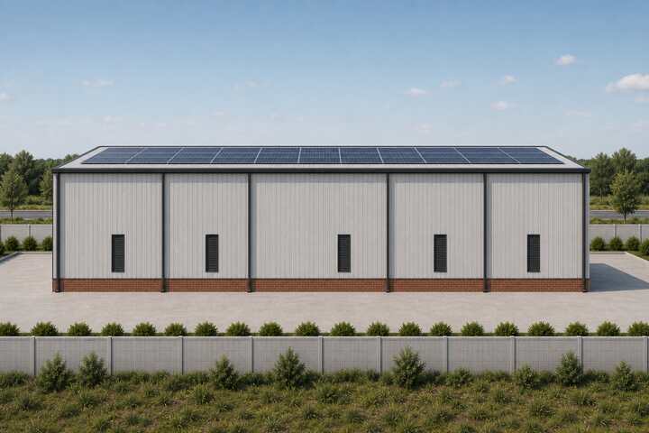 Side elevation showing the full 80 foot length